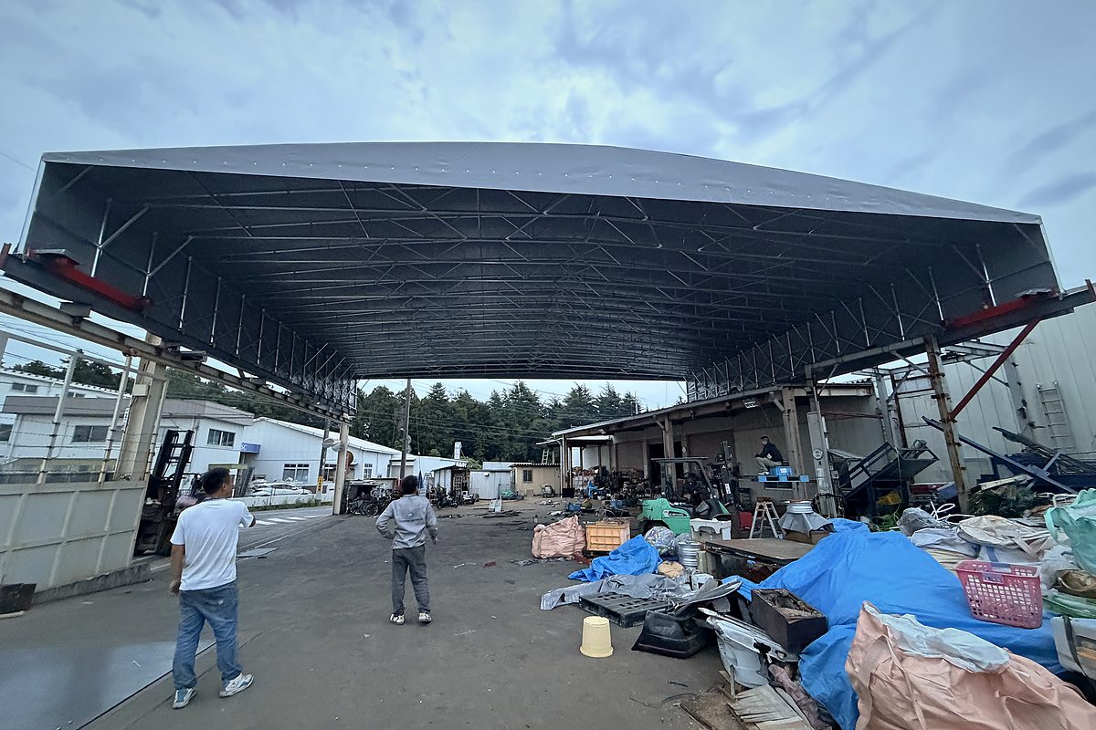日本千叶野田 1,400㎡ 现场全景 海外项目现场记录